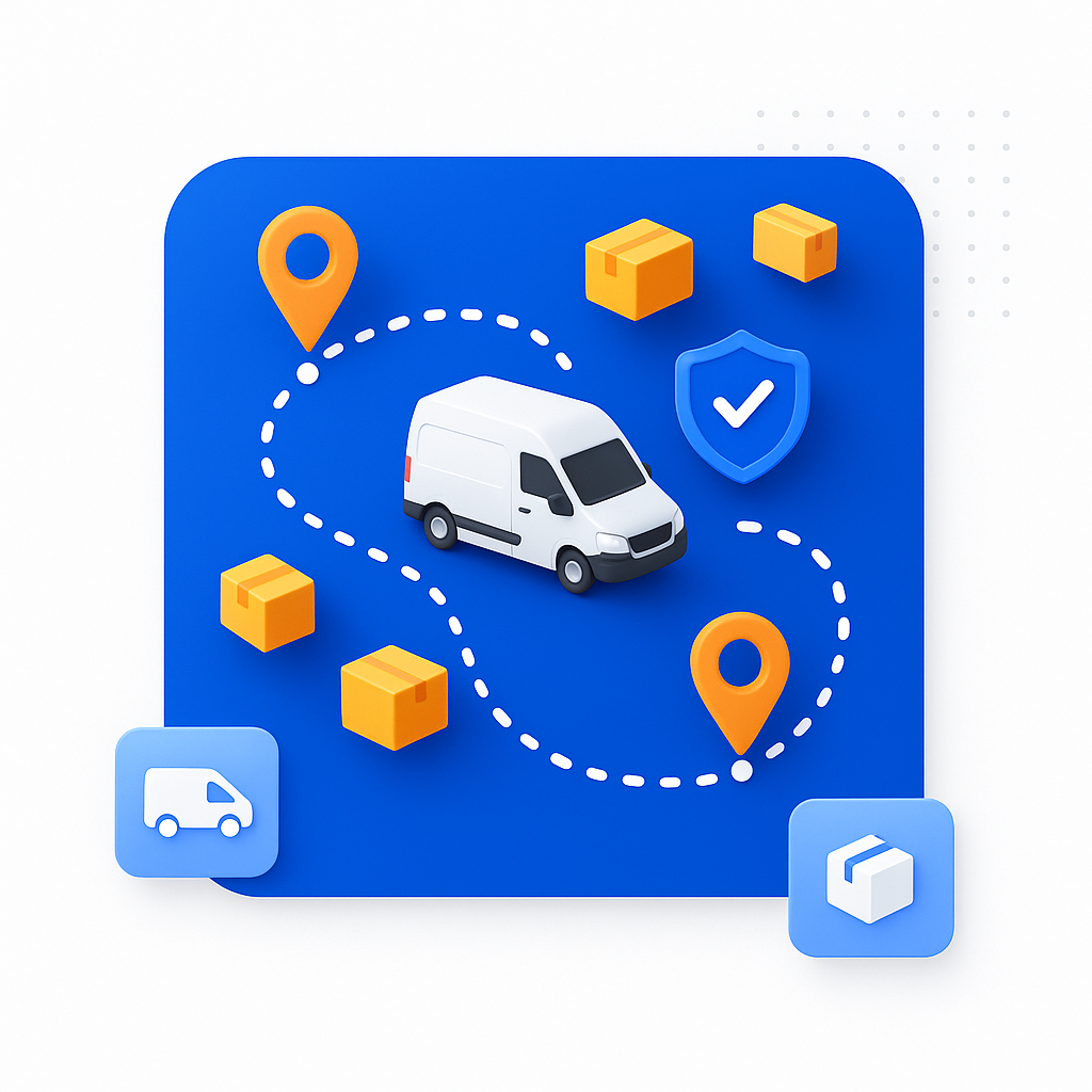 Courier van insurance explained: cover for parcels, food and multi drop work